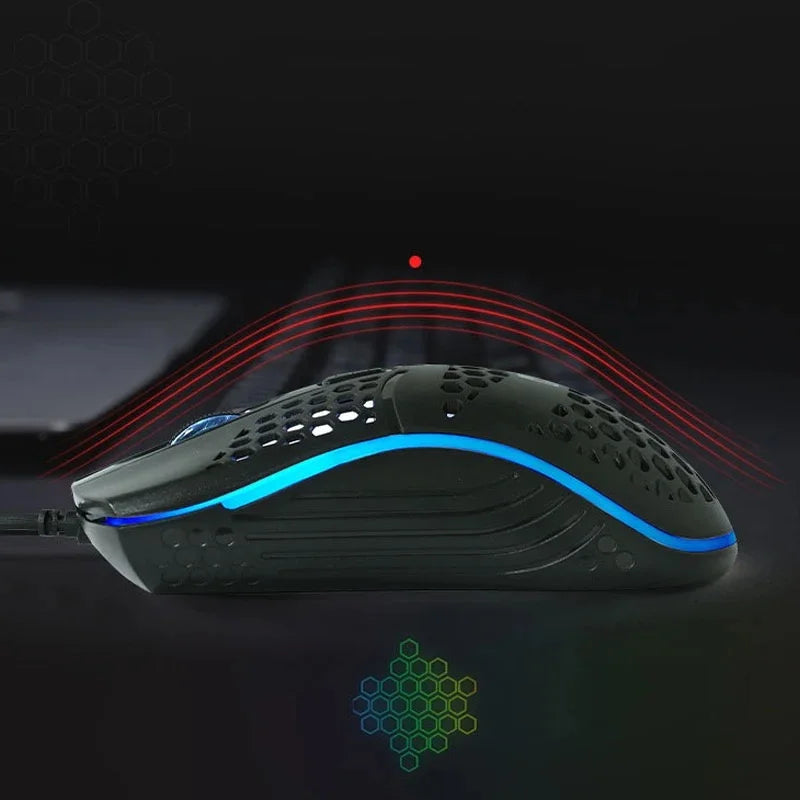 Mouse Óptico Com Fio Usb RGB - Varity