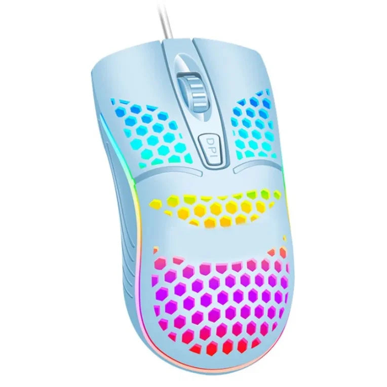 Mouse Óptico Com Fio Usb RGB - Varity