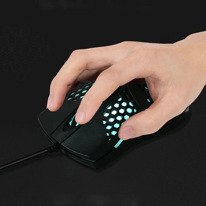 Mouse Óptico Com Fio Usb RGB - Varity